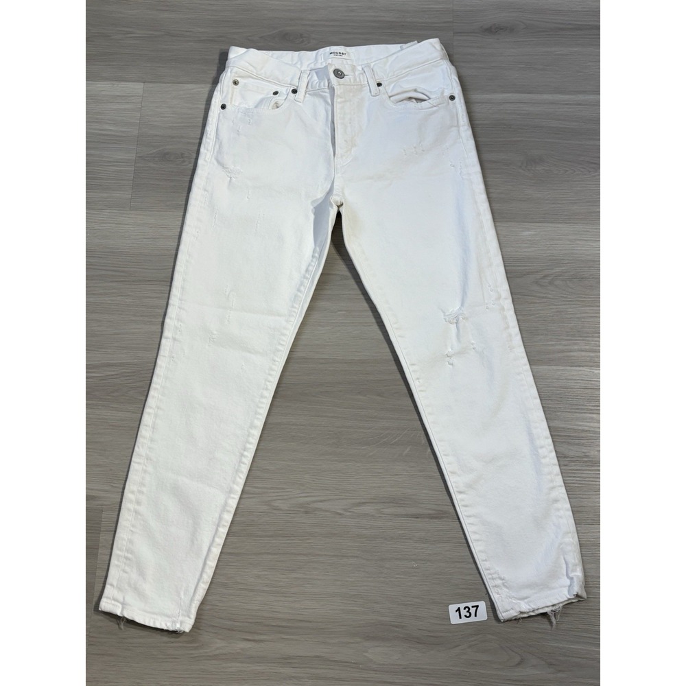 Moussy Women's White Skinny Jeans Made in Japan Size‎ 28